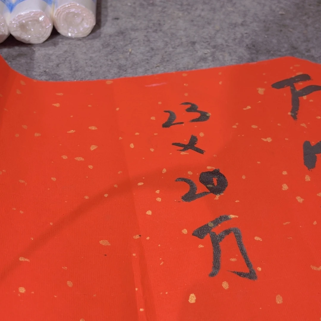 23✖️20米万年红洒金长卷