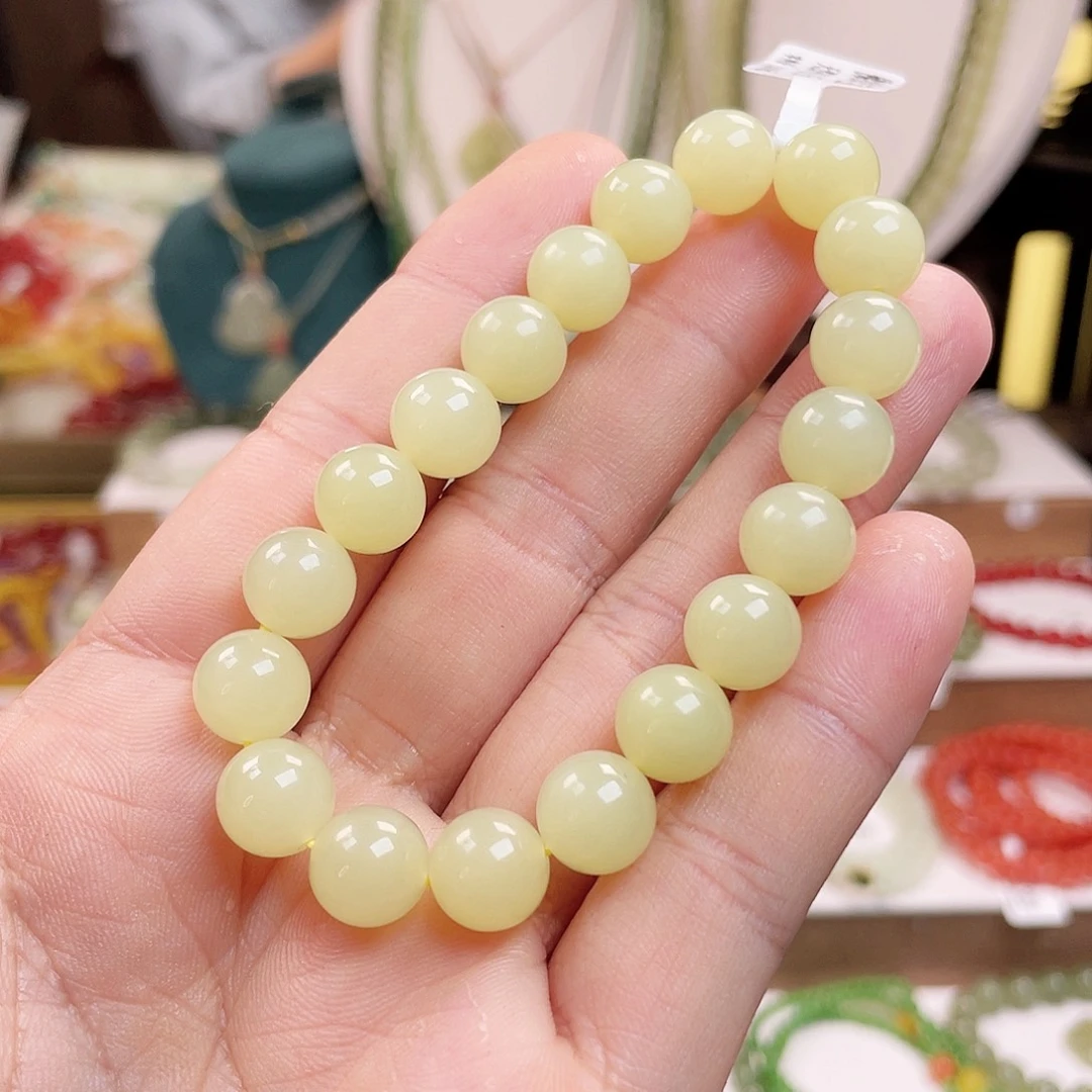 和田玉手链未镶嵌10