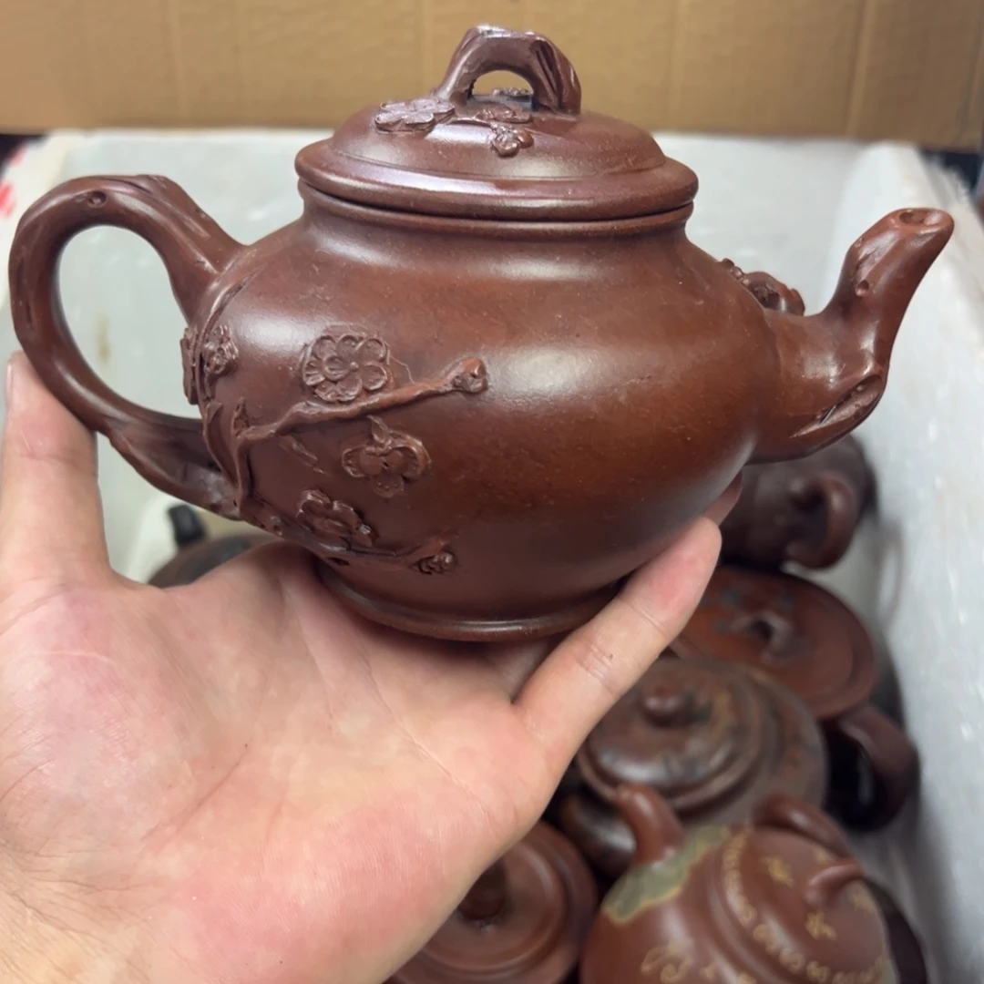 茶壶紫砂宜兴原矿紫砂壶450毫升容量