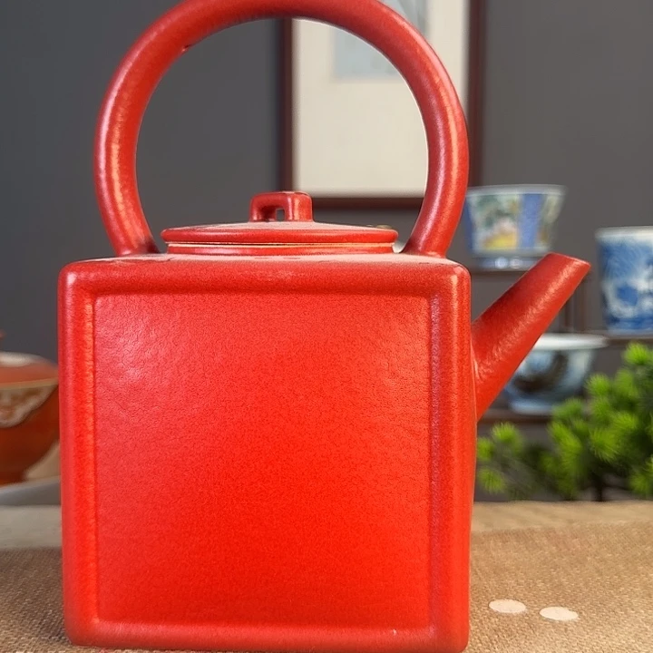 摆件景德柴烧多人茶杯