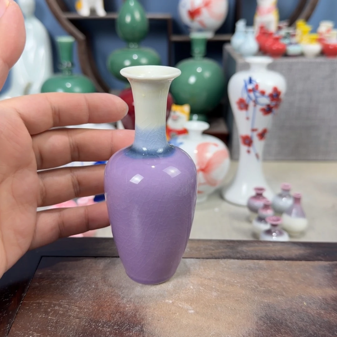陶瓷手工小花器摆件