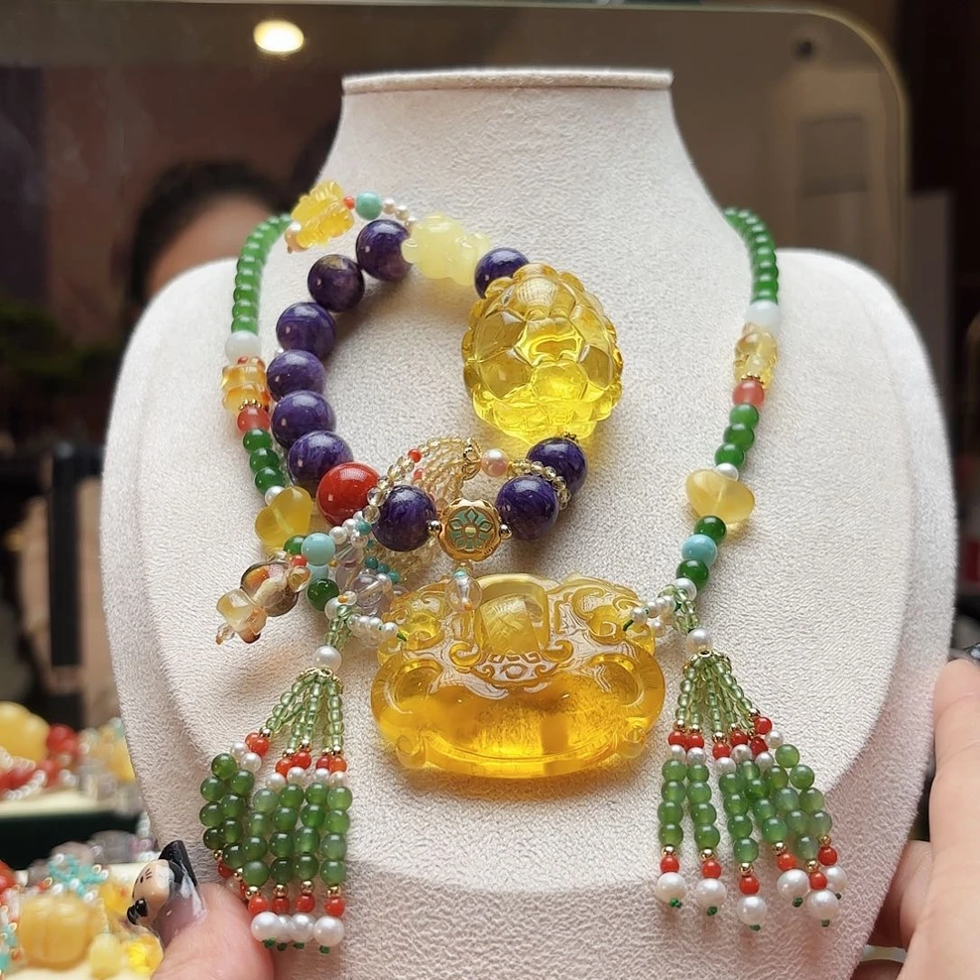 琥珀手链未镶嵌琥珀