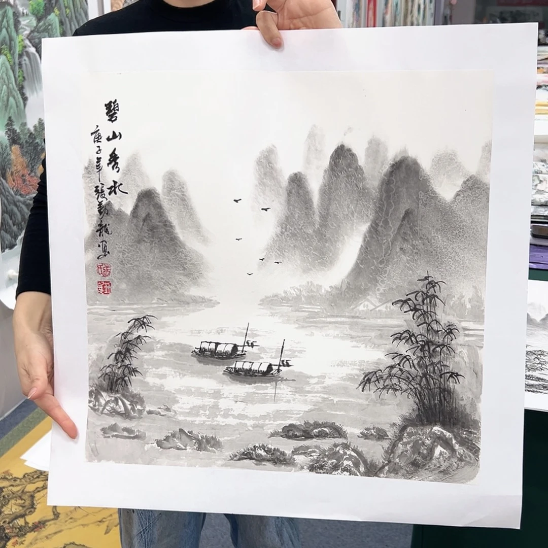 国画宣纸国画纯手绘作品