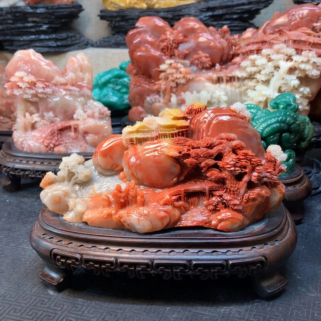 寿山石寿山石摆件