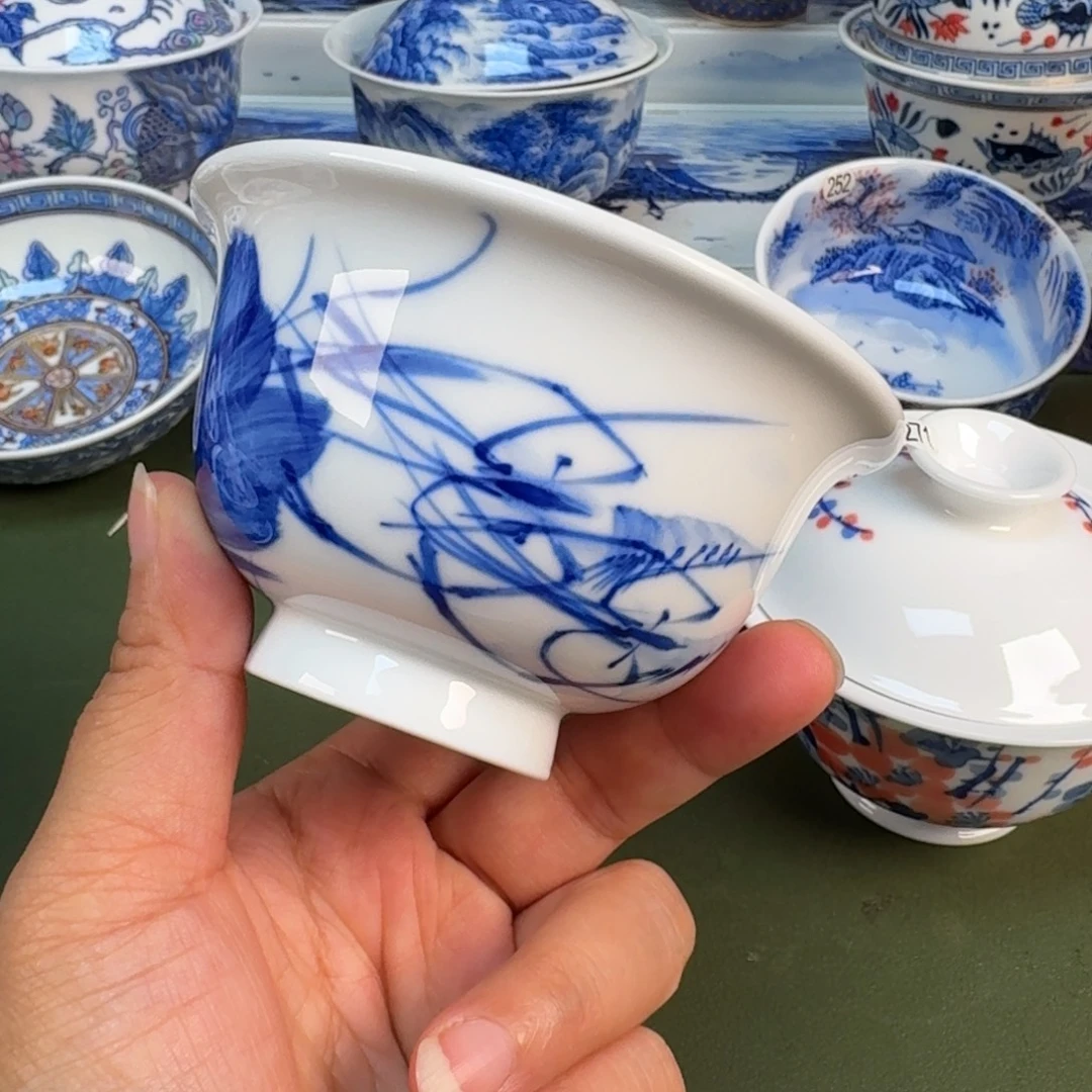 景德镇纯手绘茶具圆圆224