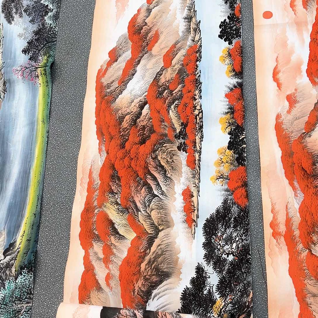 国画江****师手绘保证质量保证