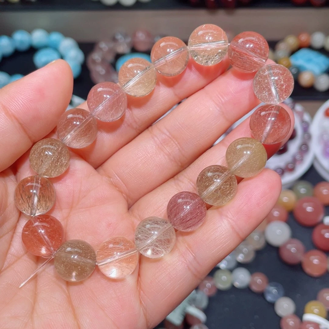水晶手链未镶嵌发晶手链
