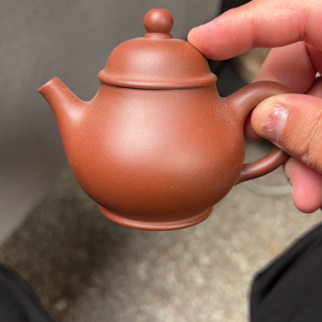 茶壶紫砂可****6110cc老紫泥高潘