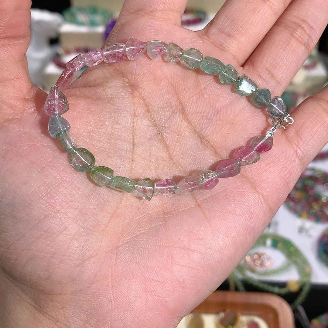 未镶嵌手链手串碧玺