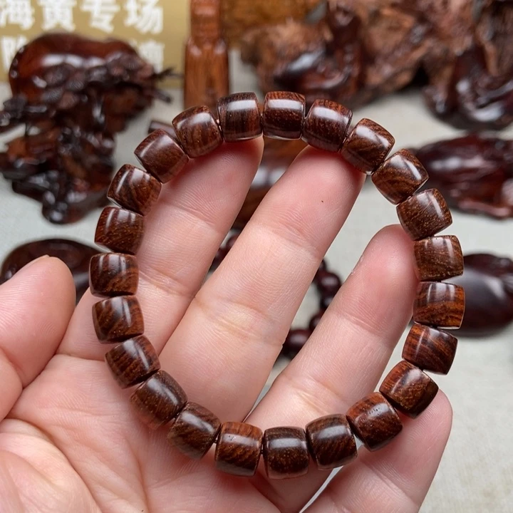 黄花梨/降香黄檀把件8*9桶珠