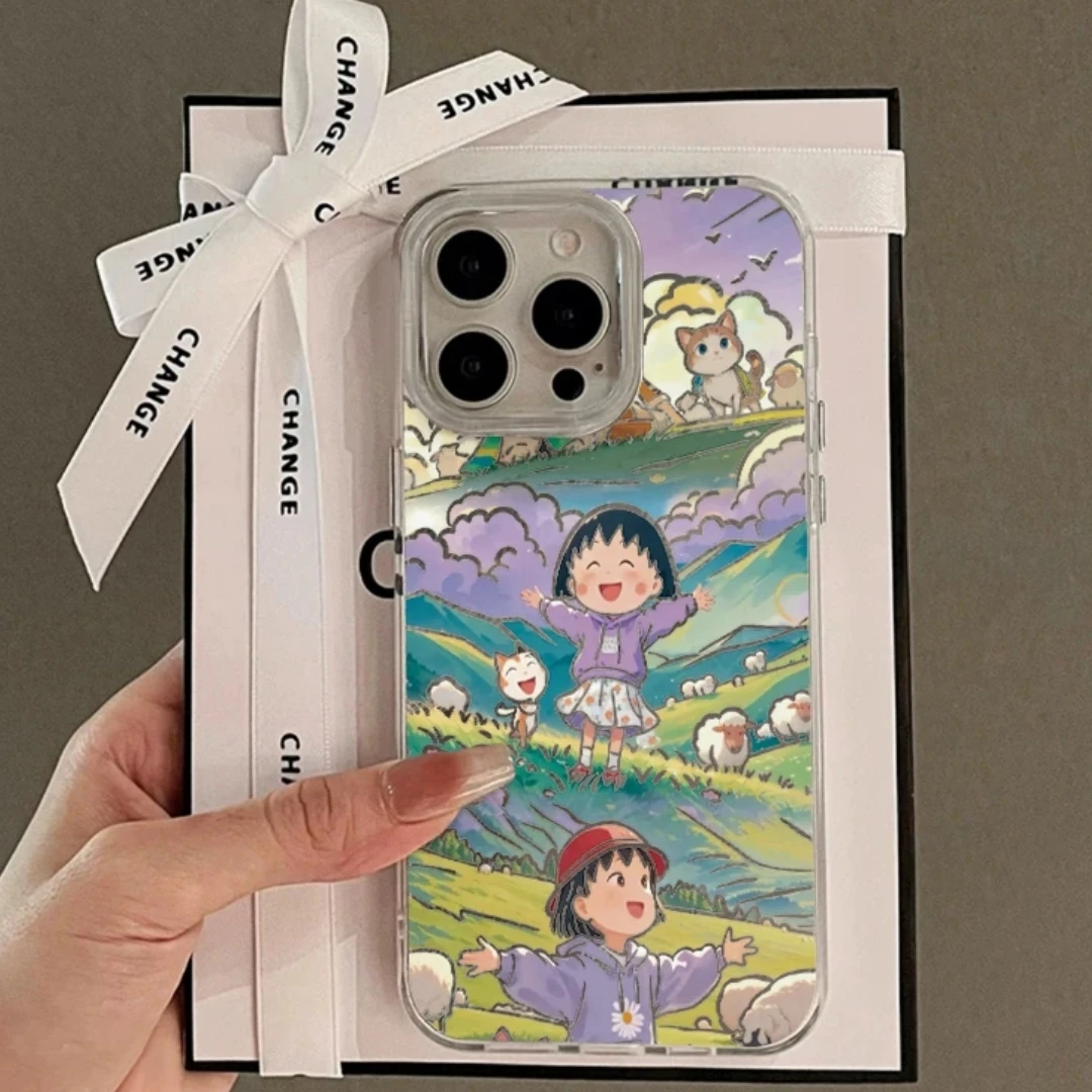 草原小丸子适用苹果/华为/OPPO/VIVO/小米/IQOO/一加卡通防摔女壳