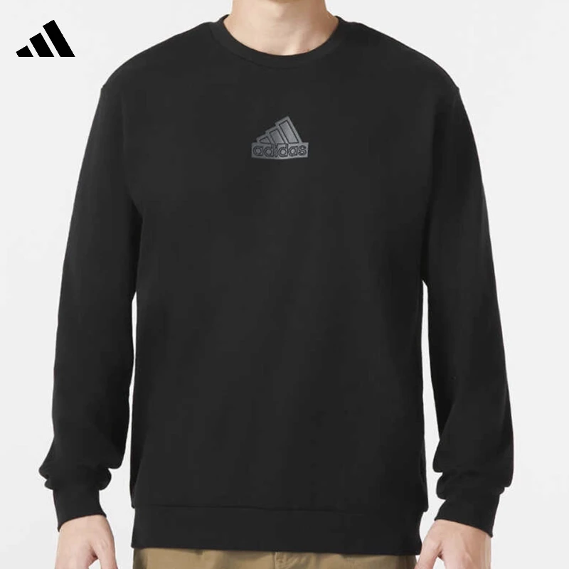 adidas/阿迪达斯套头男极简风反光透气运动卫衣男款春季运动