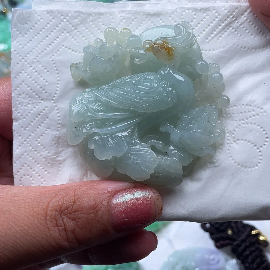 颈饰未镶嵌翡翠翡玉缘翡翠