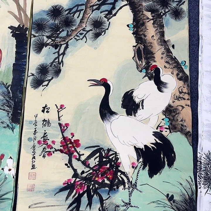 她家都是手绘作品