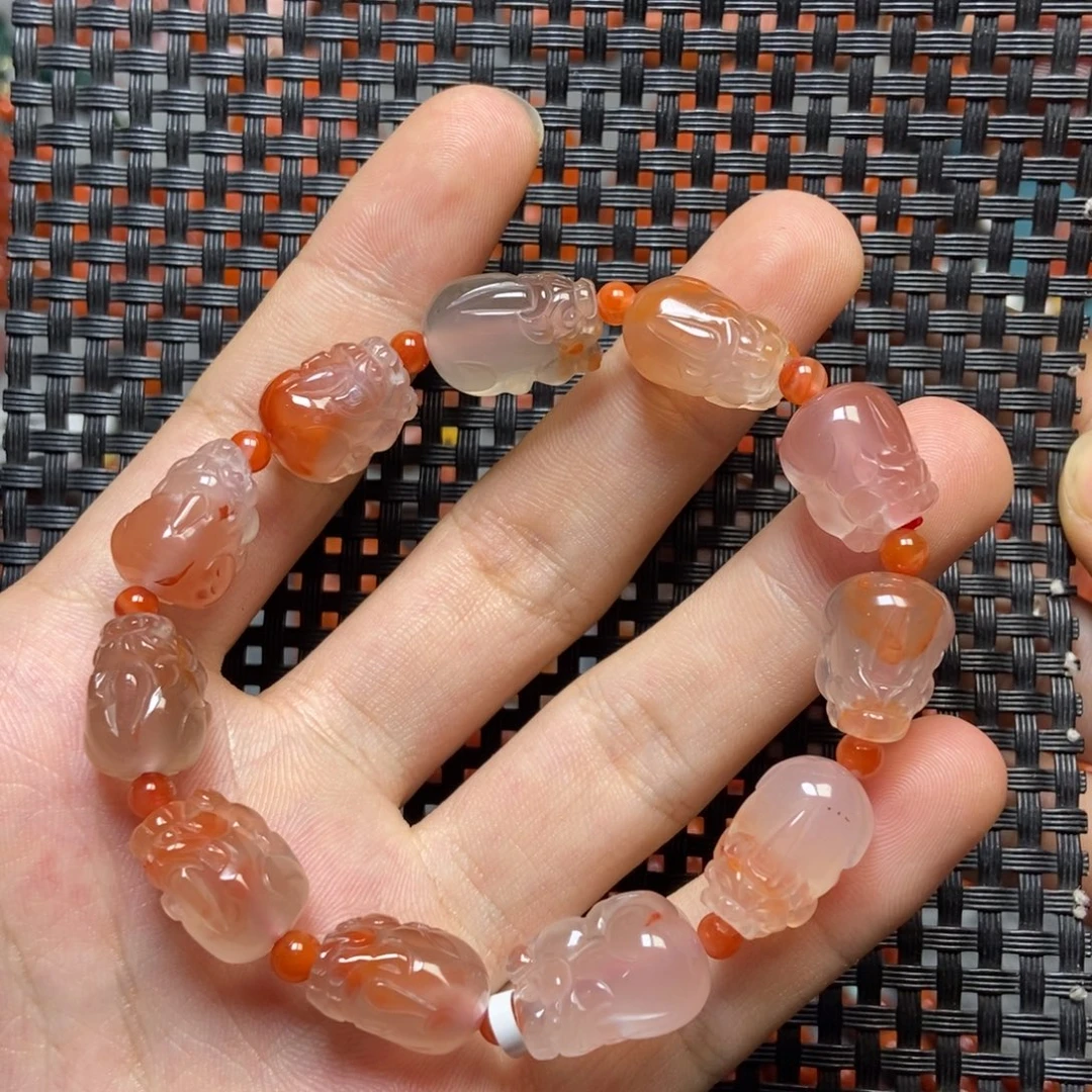 南红玛瑙未镶嵌手串