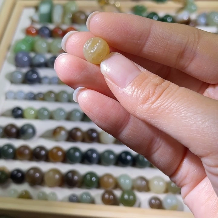 定制和田玉14K金镶嵌