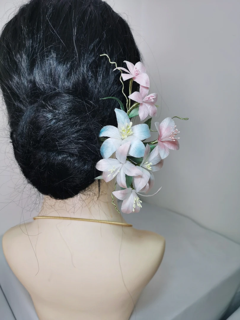 原创手工非遗缠花发簪子古风复古发饰现代百搭收藏中国风汉服发钗
