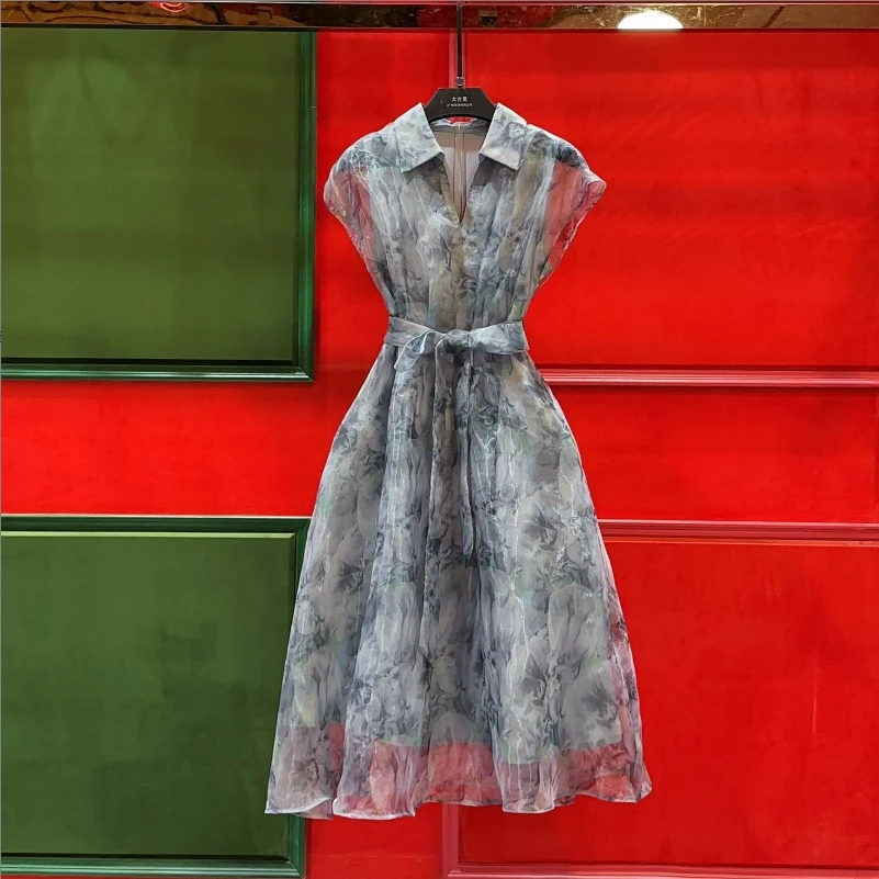 【G】春夏丨设计师款轻奢法式女装连衣裙LOVES-A674