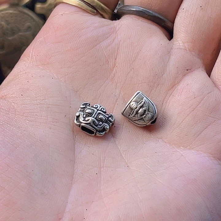 宇**争福利大哥精品白铜利马铜元素两个