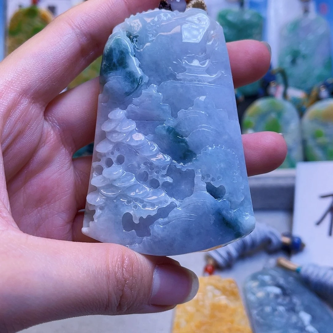 颈饰未镶嵌翡翠翡翠