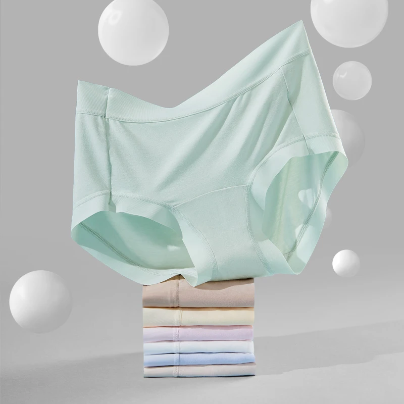 千奈美柔软亲肤莫代尔底档无痕高腰内裤DRP601.10
