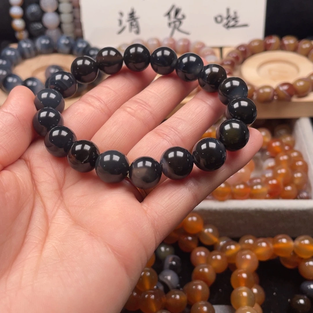 玛瑙/玉髓未镶嵌手链