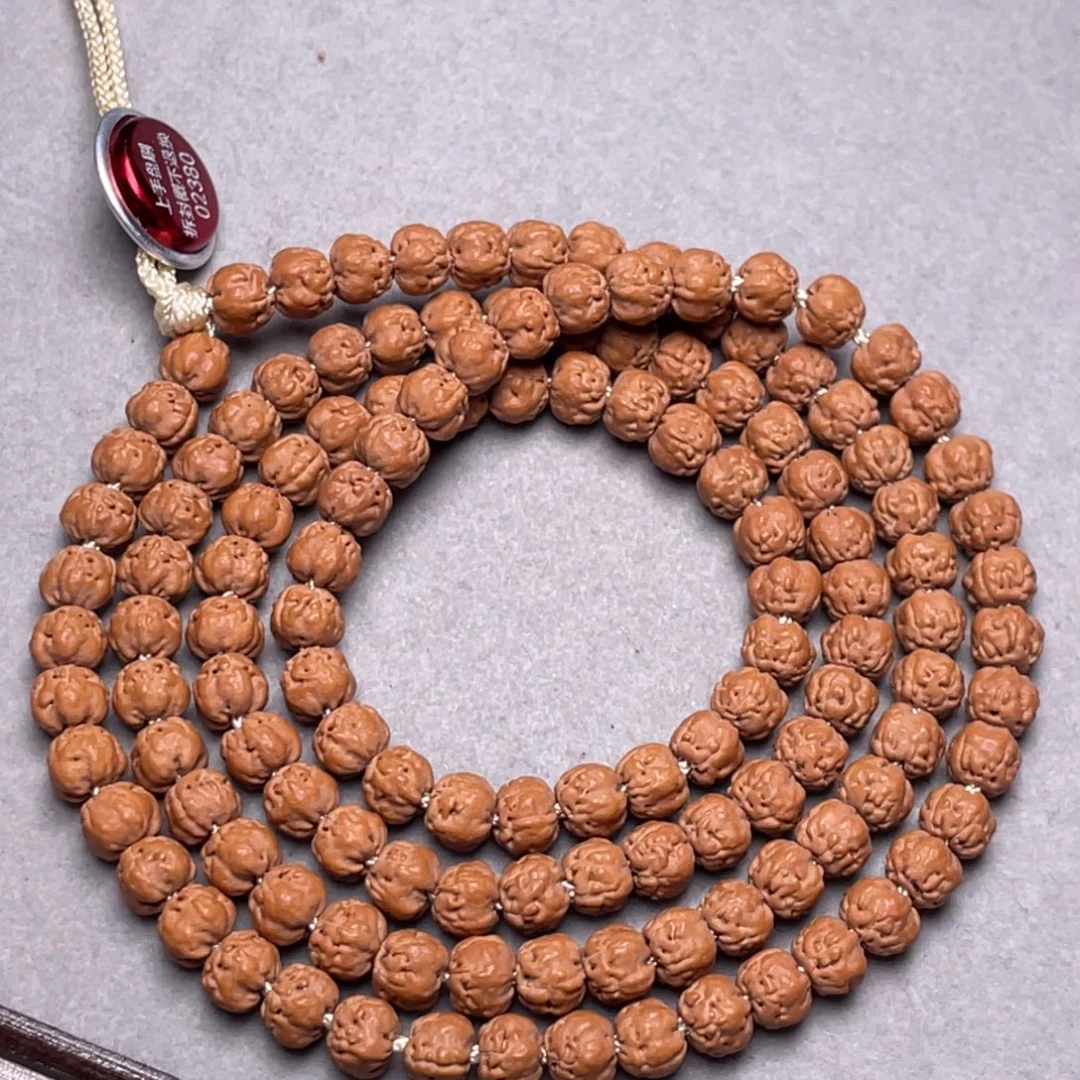 周***末手串金刚菩提定制款金花佛手尺寸6.5左右