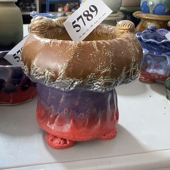 口5高8 手工花盆满30包邮