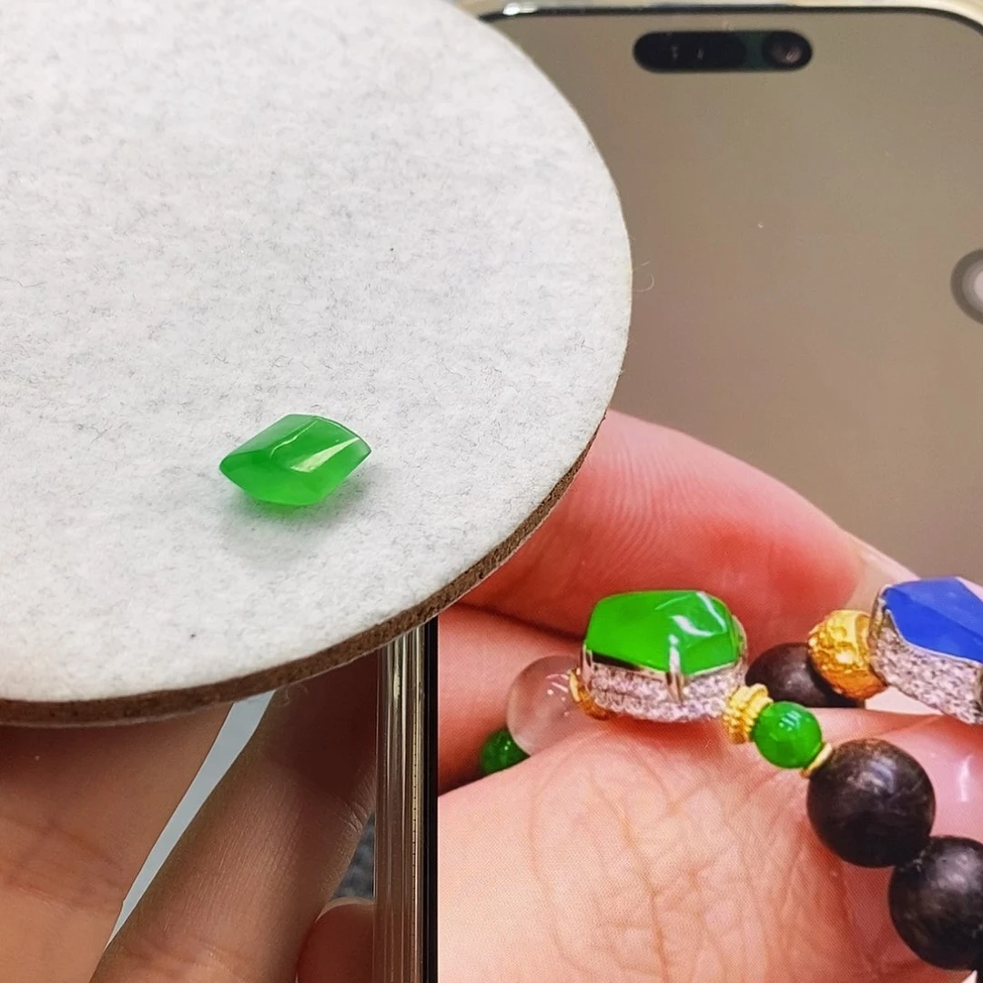 散珠翡翠冰阳绿随形