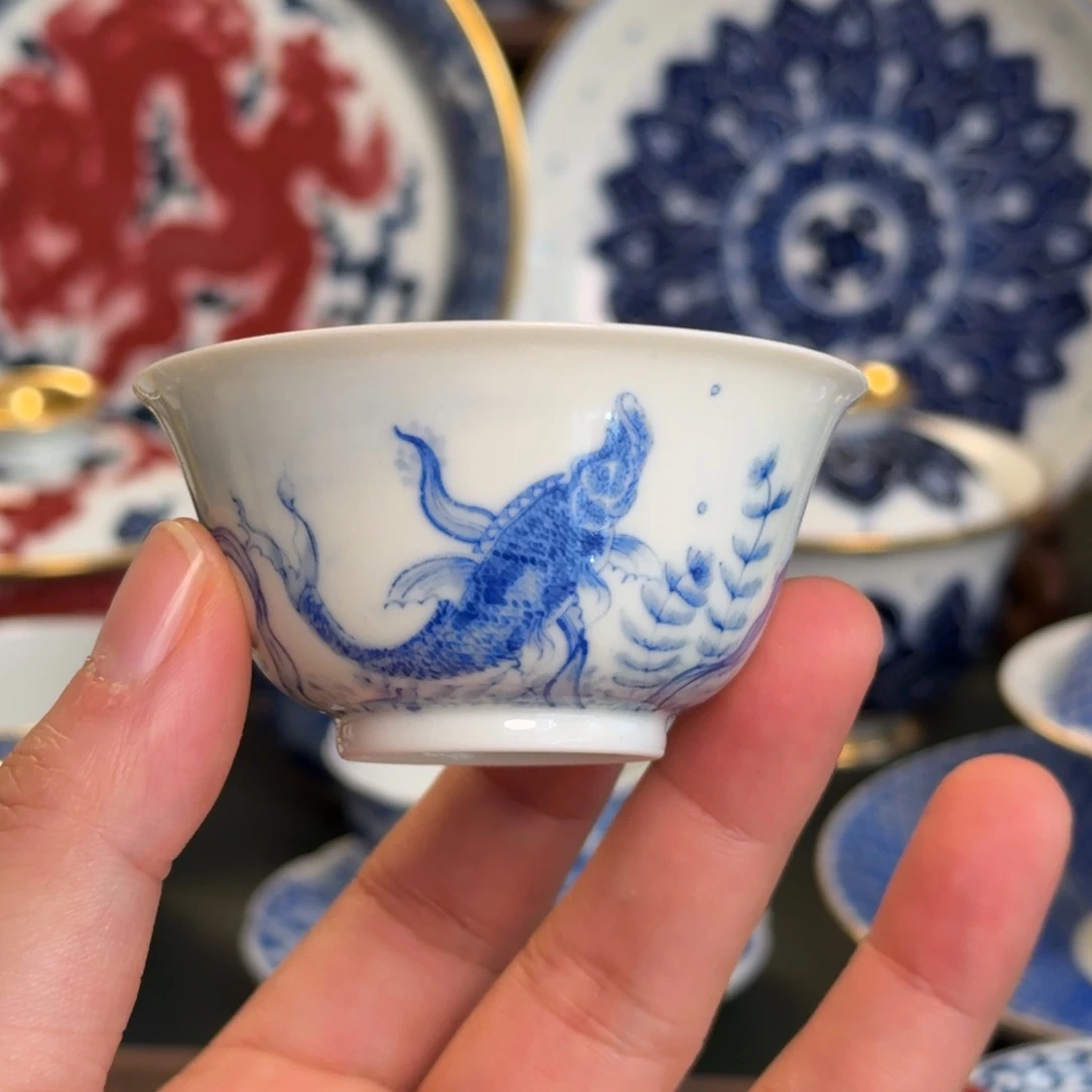 纯手工手绘陶瓷茶具