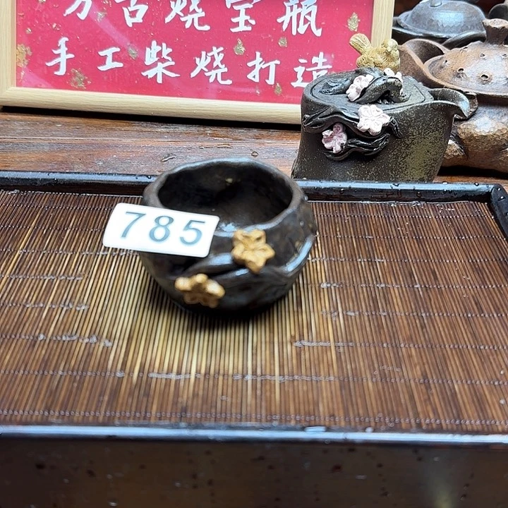 纯手工制作粗陶茶具