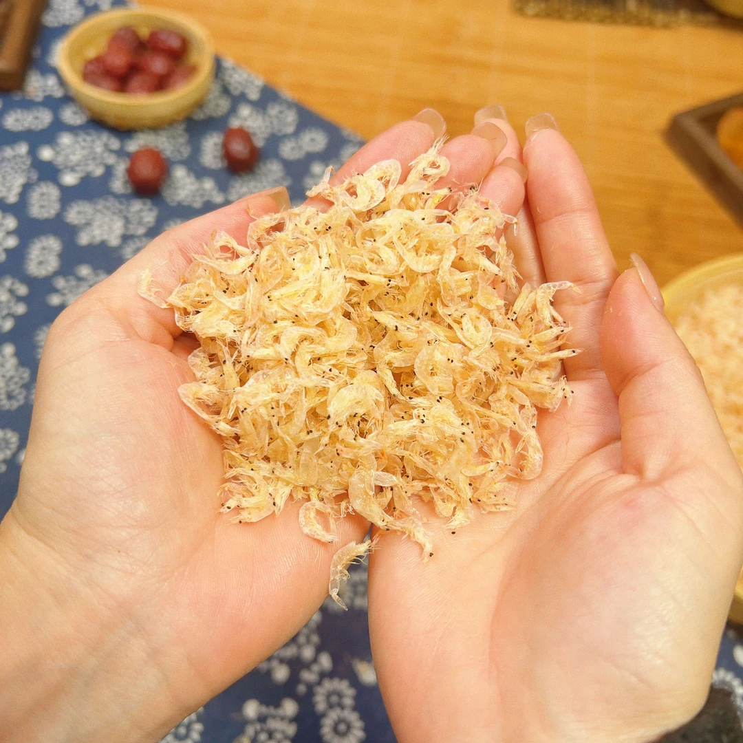 水晶虾皮干优质野生营养即食做汤包饺子包子淡干新鲜袋装海鲜500g
