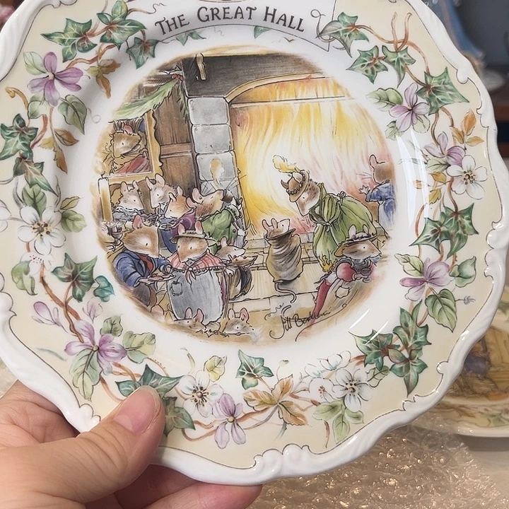 杯欧洲中古瓷器摆件