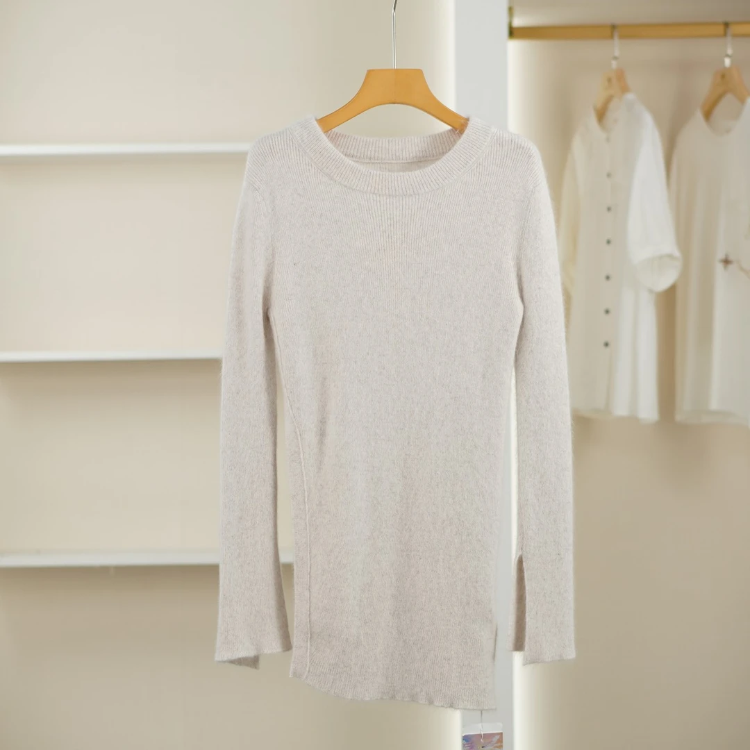 麦迪尚品【Miss-O】5052241 设计感侧开叉针织毛衣春秋商场同款女