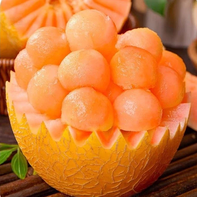 @正宗新疆吐鲁番金色年华黄金蜜瓜脆甜多汁新鲜应季水果F