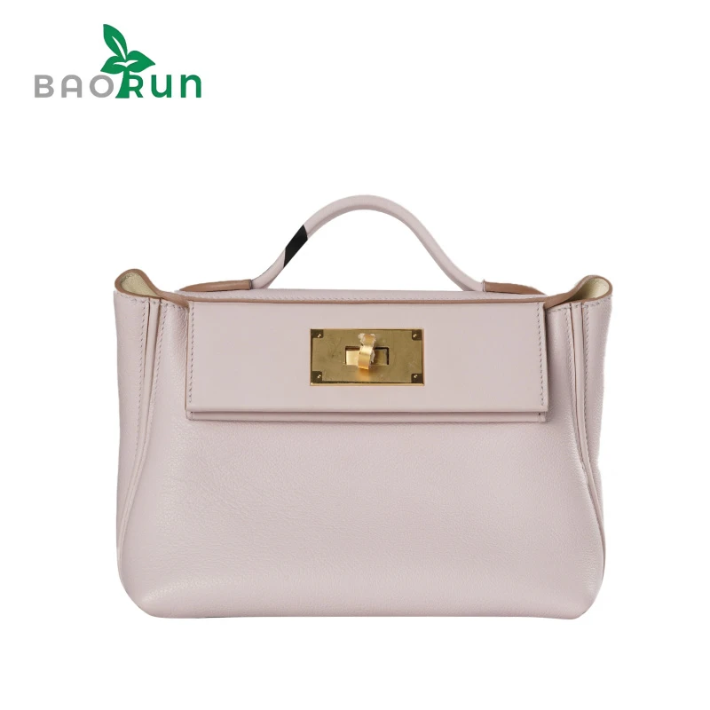 【2424-EC牛皮】时尚轻奢女士真皮手工单肩包简约大气百搭手提包