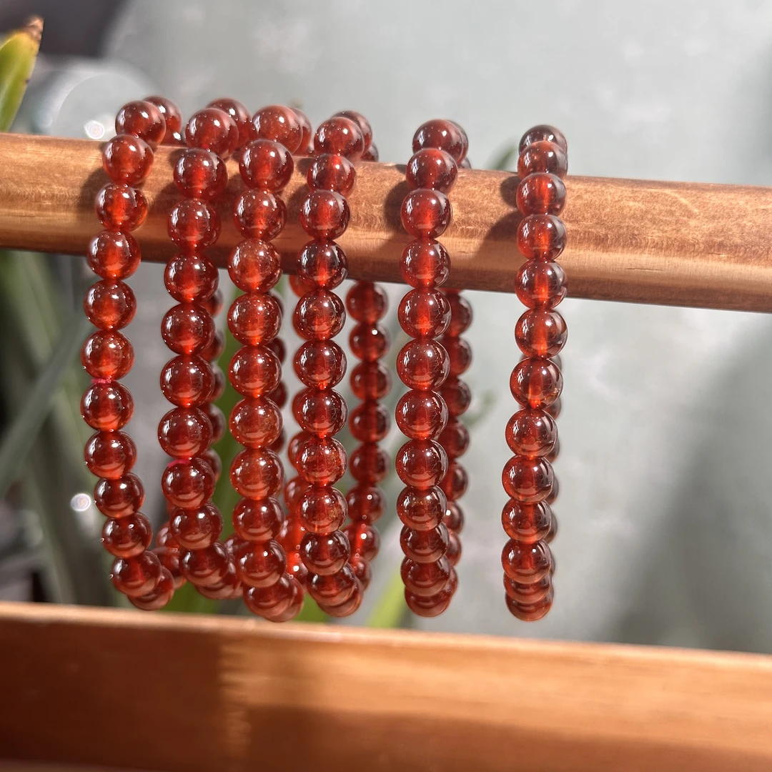 天然石榴石手串 多样性发其一 S53