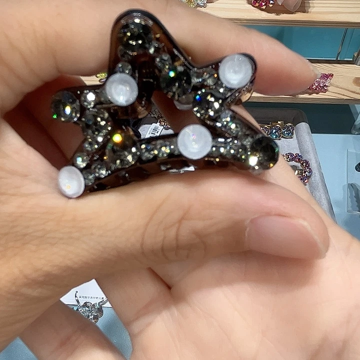 布艺铁合金发夹固定