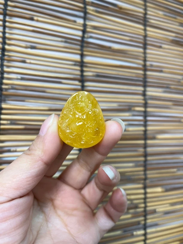 珠宝奇石琥珀蜜蜡雕件吊坠