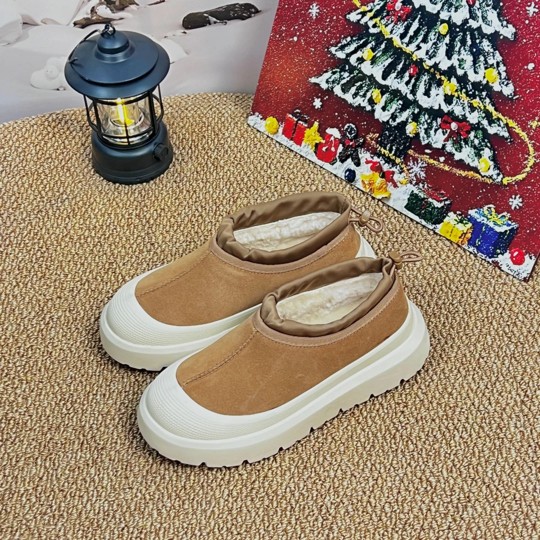 低帮-羊皮毛一体雪地靴—14