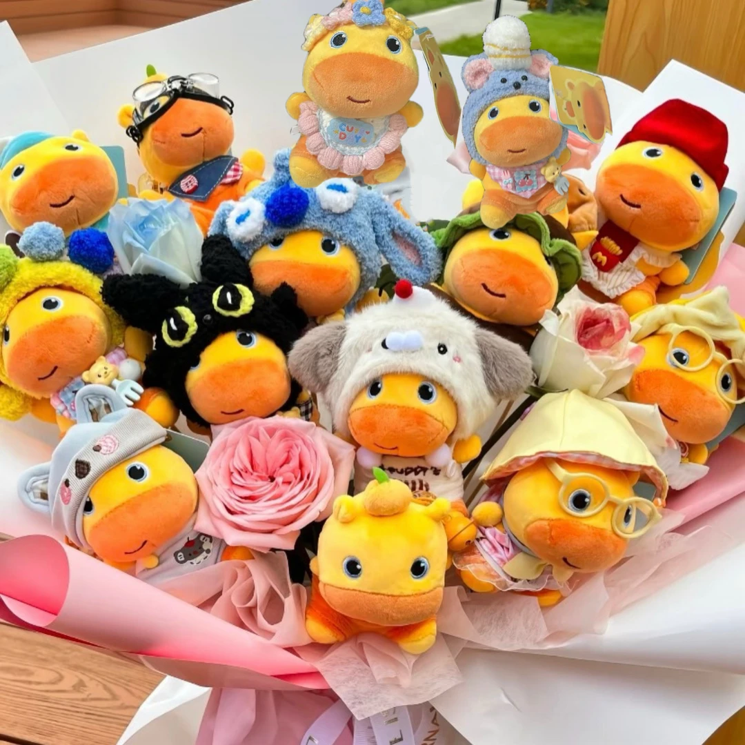 正版水豚噜噜玩偶公仔娃娃毛绒玩具送儿童男女孩睡觉抱枕生日礼物