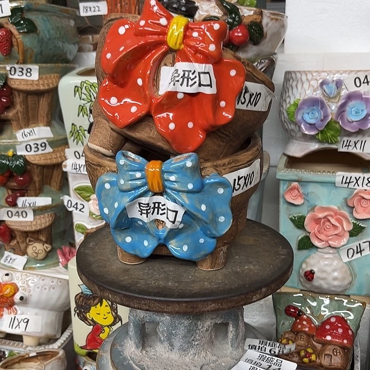紫砂花盆粗陶材质多肉花盆
