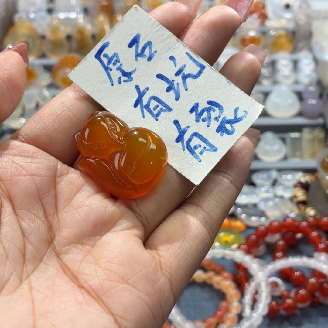 玛瑙/玉髓未镶嵌吊坠(不含链)