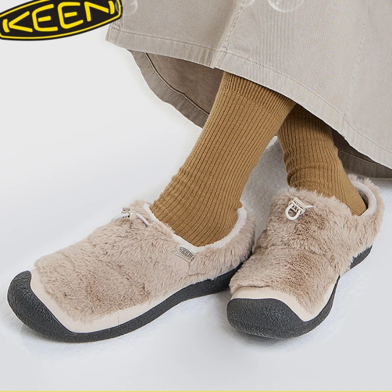 KEEN科恩 HOWSER III SLIDE女子户外舒适一脚蹬小羊蹄休闲鞋棉鞋