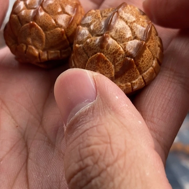 猴头核桃吊坠今天