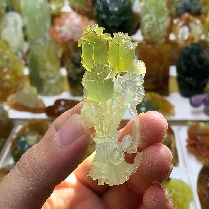 蛇纹石玉未镶嵌珠宝半成品