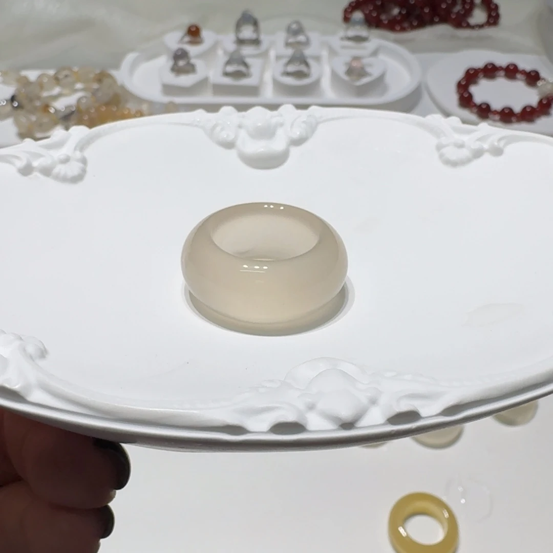 玛瑙/玉髓未镶嵌戒指港18/19不退换