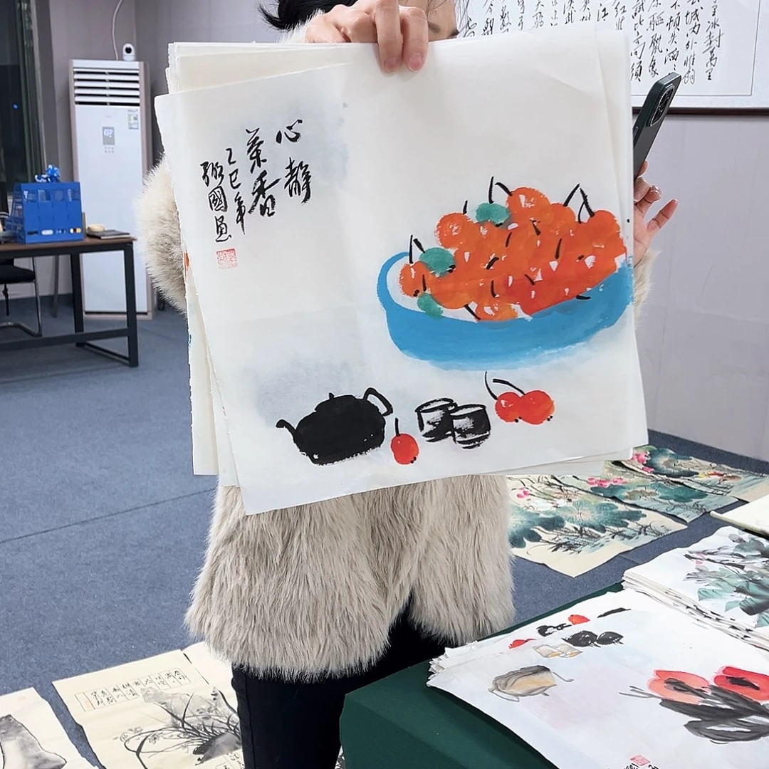 国画宣纸国画纯手绘作品