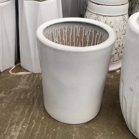 低腰白圆柱中号 口25/30