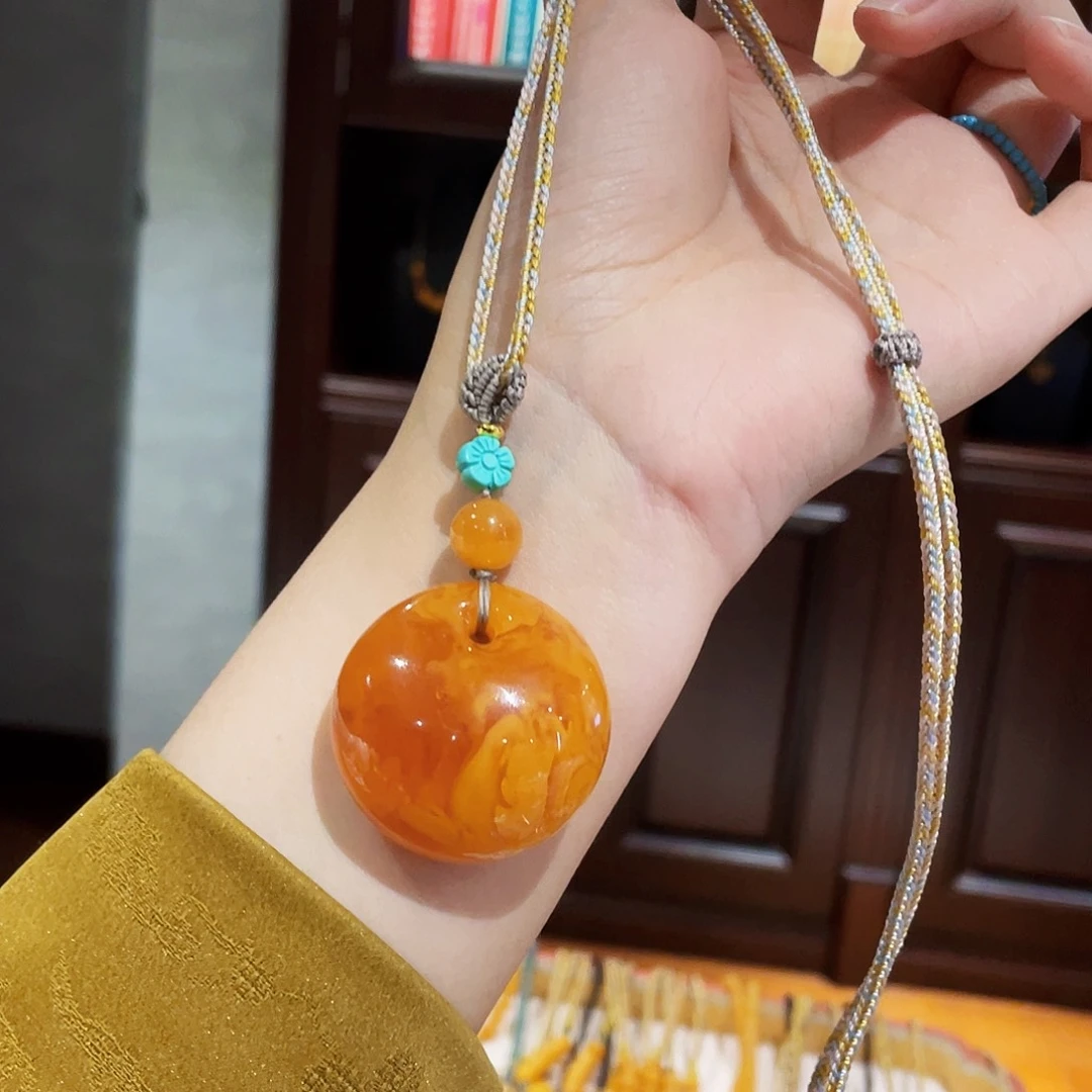 未镶嵌蜜蜡手链手串